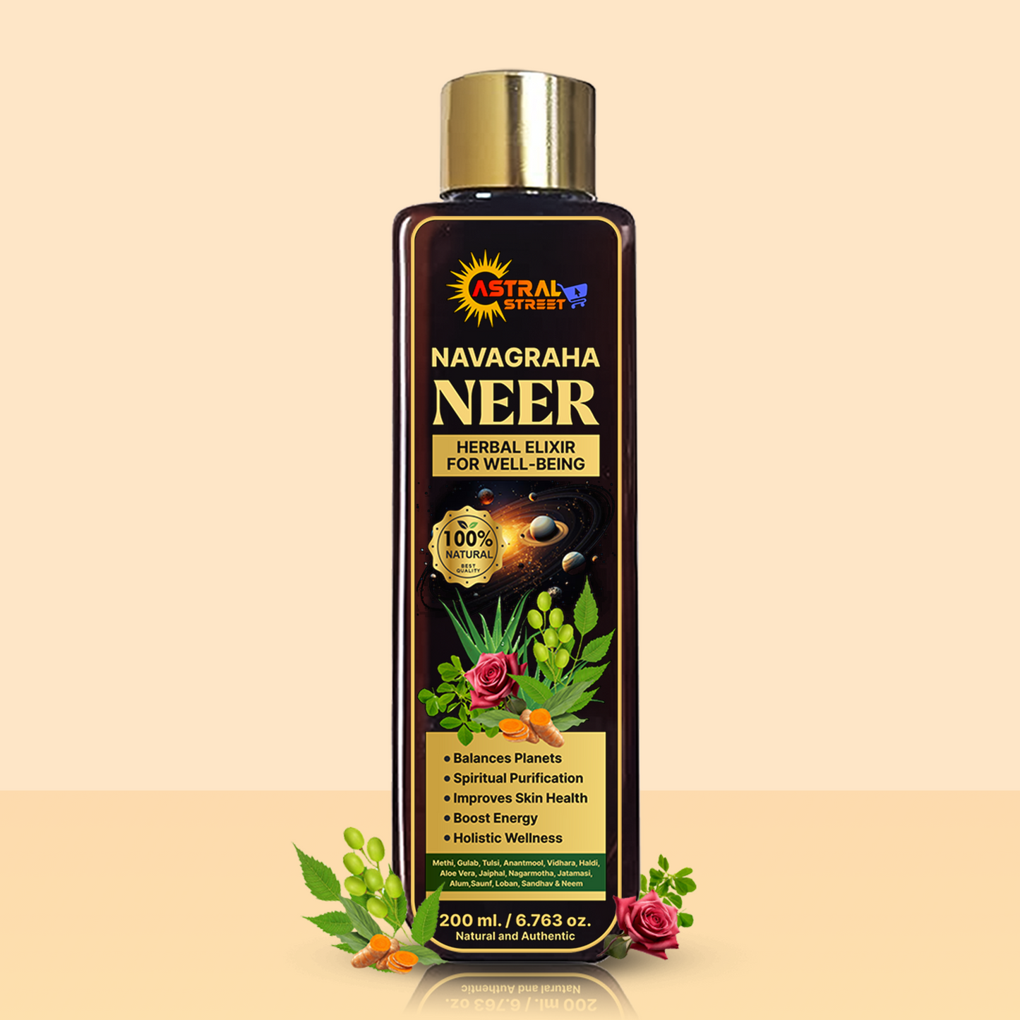 Astral Street Navagraha Neer Herbal Elixir - for well Being 200ml