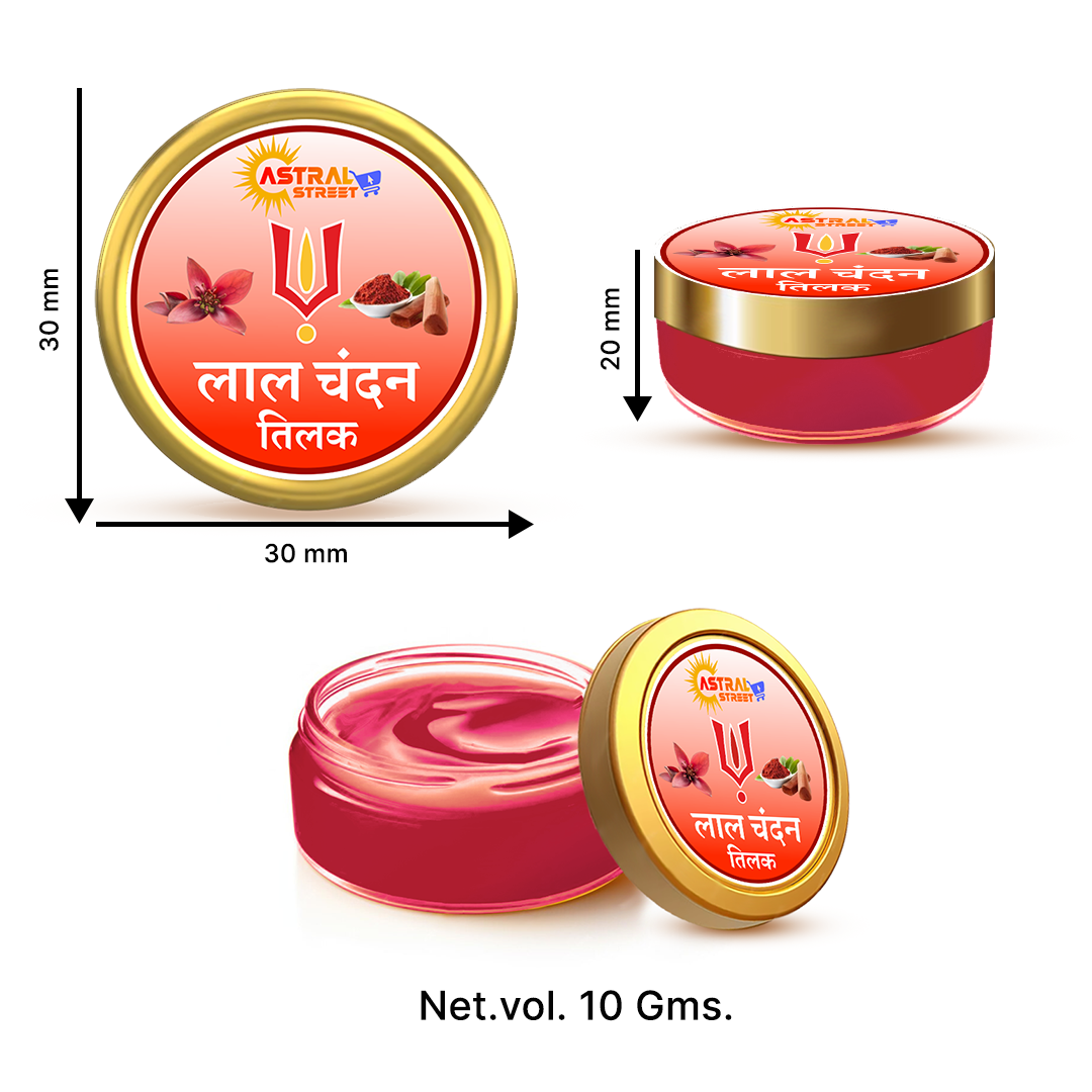 Astral Street Red Chandan Tilak-8gm