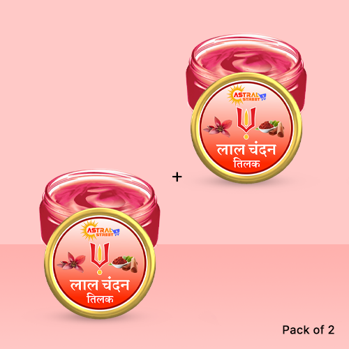 Astral Street Red Chandan Tilak-8gm Pack of 2