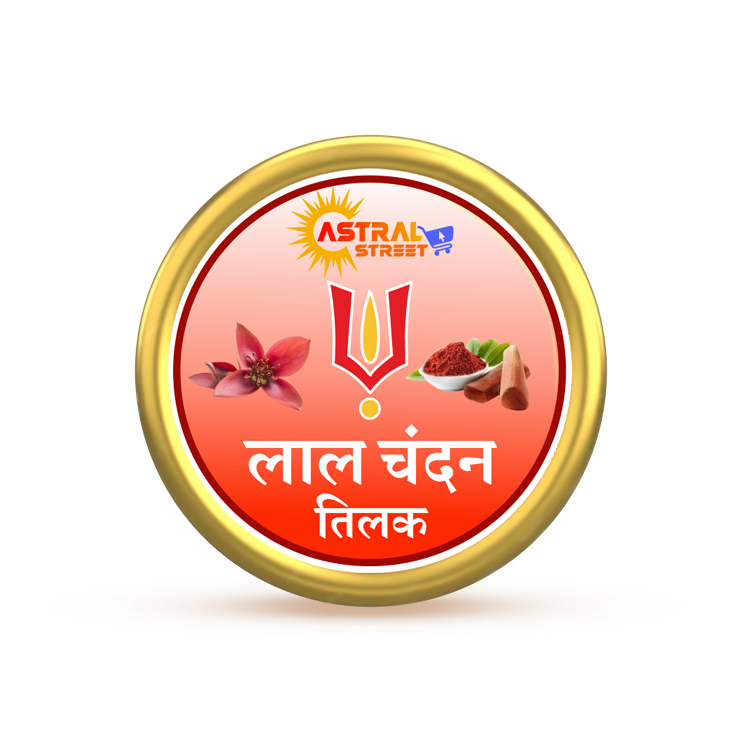 Astral Street Red Chandan Tilak-25gm Pack of 2