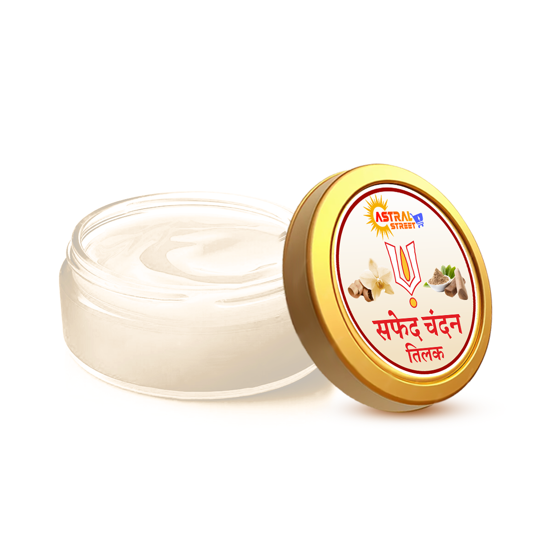 Astral Street White Chandan Tilak + Kesar Chandan Tilak- 8gm pack of 2